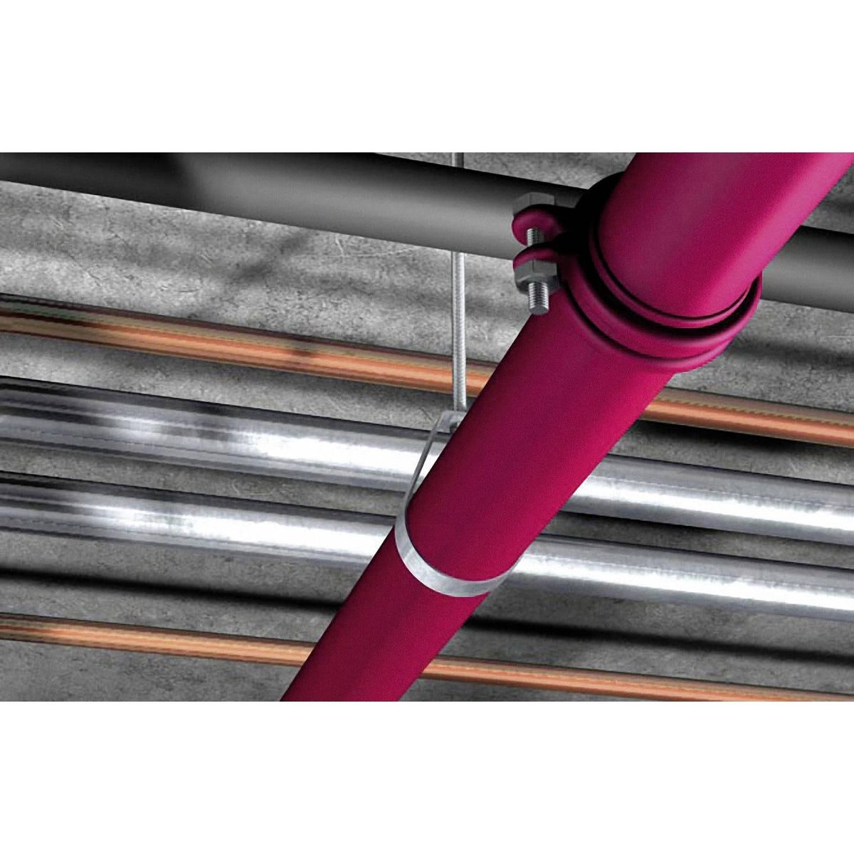 Fischer Sprinklerschelle Rohrschelle Sprinklerleitung höhenverstellbar 12 Stück - 4048962140019