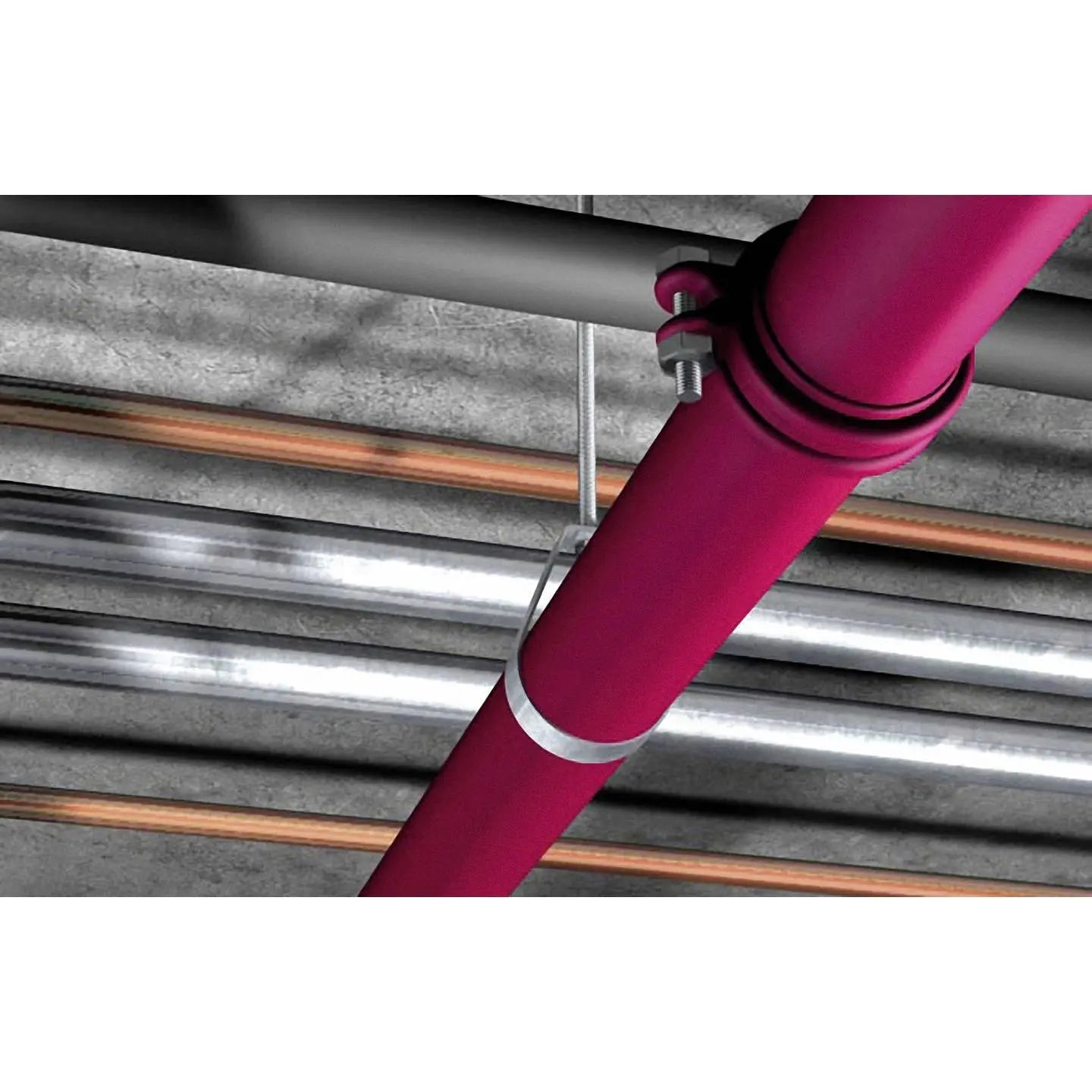 B-Ware Fischer Sprinklerschelle Rohrschelle Sprinklerleitung Höhenverstellbar 12 Stück - 4048962140019