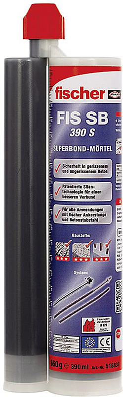 B-Ware Fischer Mörtel Fis Sb 390 S 518830 390 Ml –15°C Bis +150°C - 4048962153897