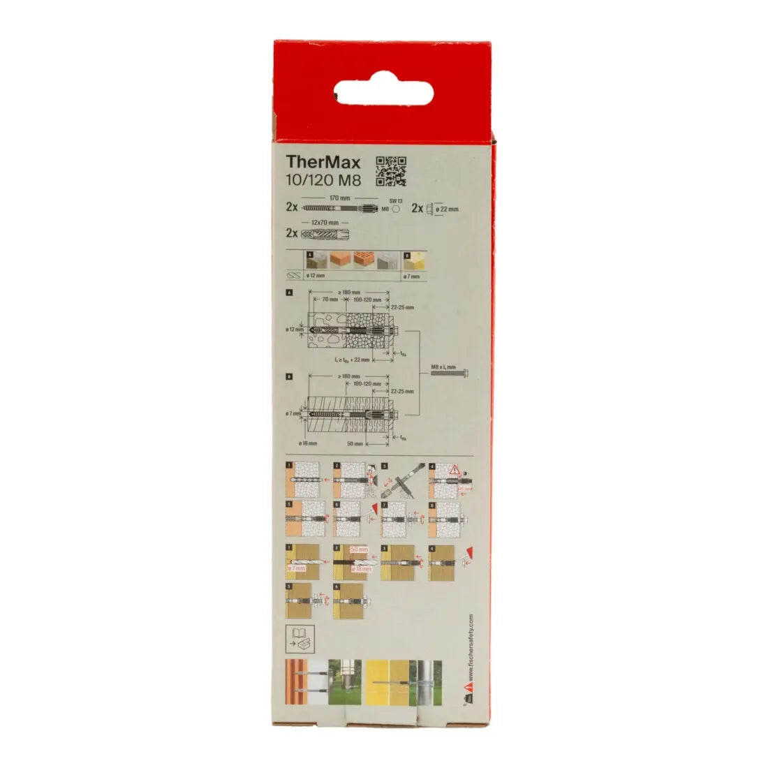 B-Ware Fischer Abstandsmontage Befestigung Ther Max 10 Montagekonus 2er Pack 3 Sets - 4048962473551