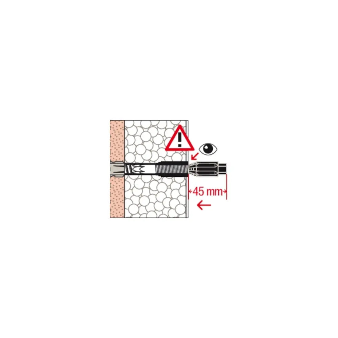 B-Ware Fischer Abstandsmontage Befestigung Ther Max 10 Montagekonus 2er Pack 3 Sets - 4048962473551
