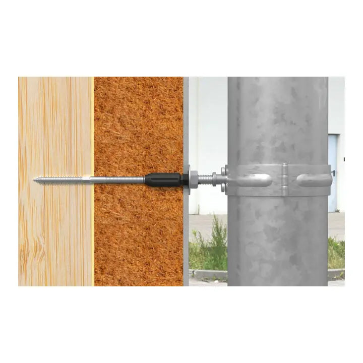 B-Ware Fischer Abstandsmontagesystem Befestigung Vorsteckmontage M10 220mm 20 Stück - 4048962131796