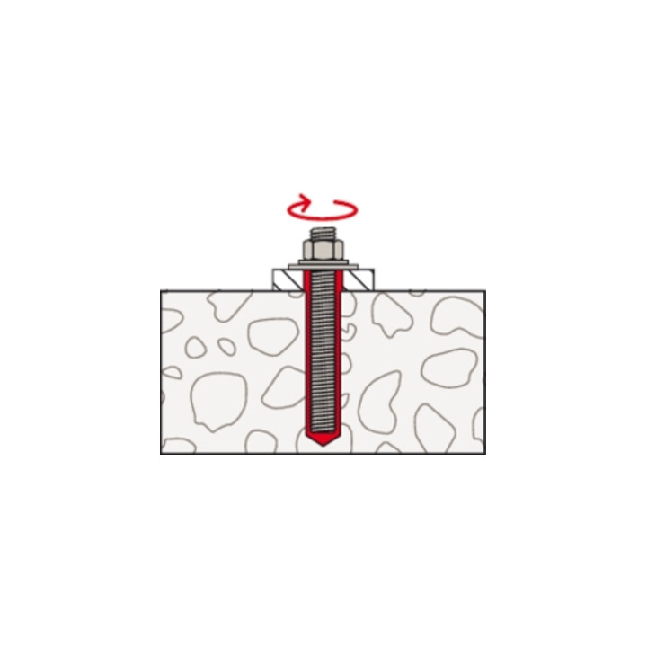 B-Ware Fischer Whg Set Ringspaltverfüllung Beton M12 Gvz Beschichtung Verankerung - 4048962412413