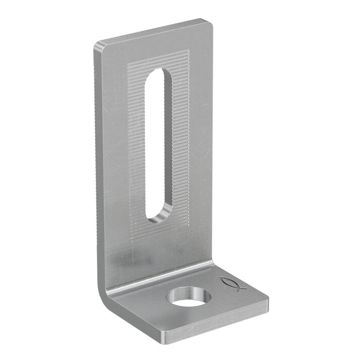fischer Winkelhalter Halter Verbindung Solarschiene Edelstahl A2 nicht rostend - 8001132027608
