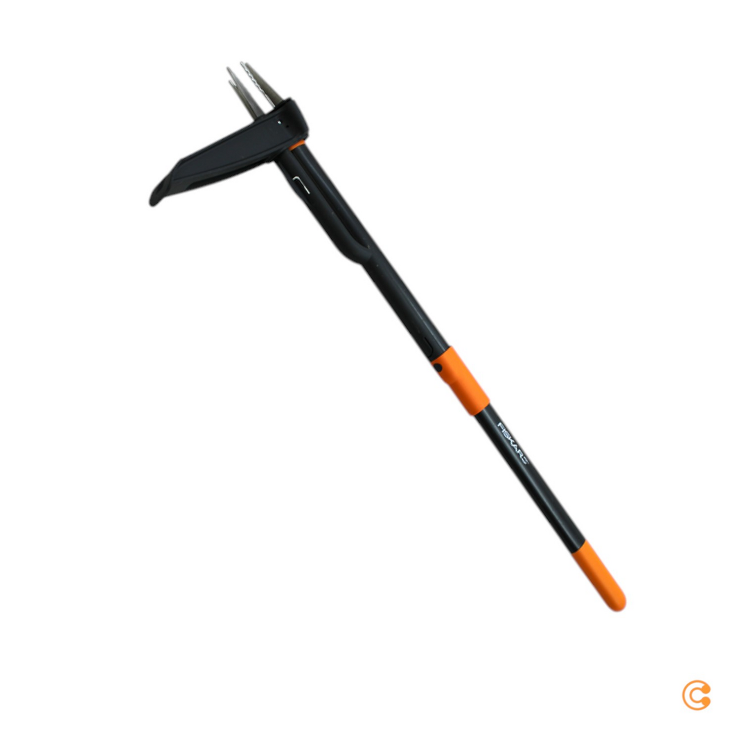 Fiskars 1026652 Unkrautstecher Entferner Gartenwerkzeug Löwenzahn Edelstahl B-Ware - 6411501310484