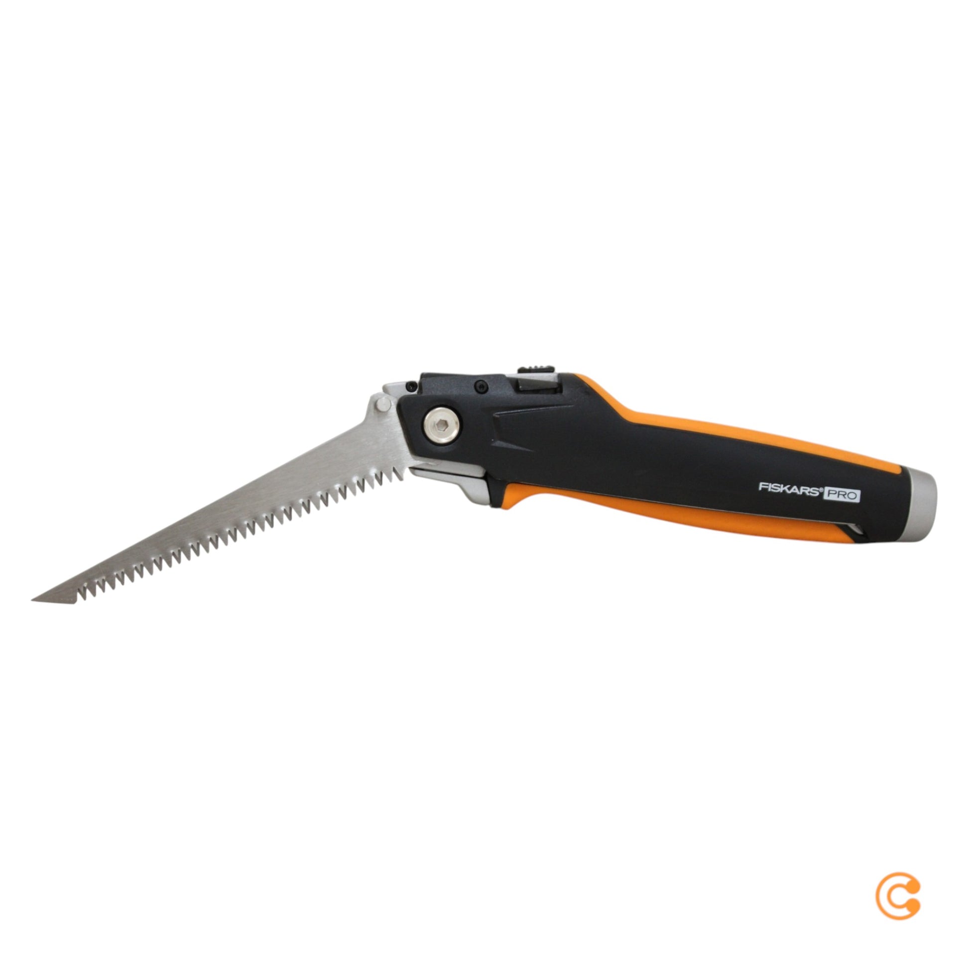 Fiskars Klappmesser Taschenmesser CarbonMax Messer Einziehklinge Schwarz Orange - 6411501701442
