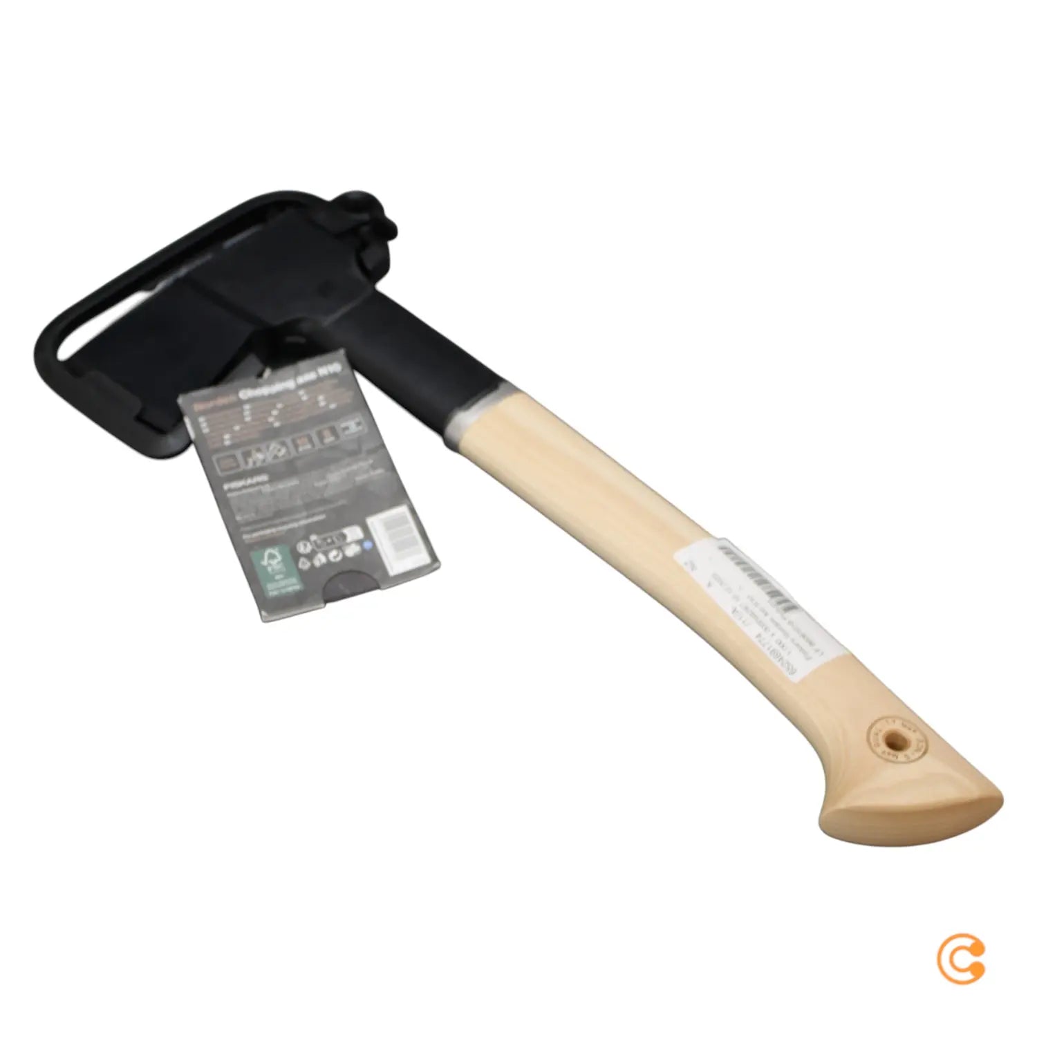 B-Ware Fiskars Axt Beil Universalaxt Schwarz Fiber Comp Karbonstahl Hickoryholz 1201 G - 6411501701138