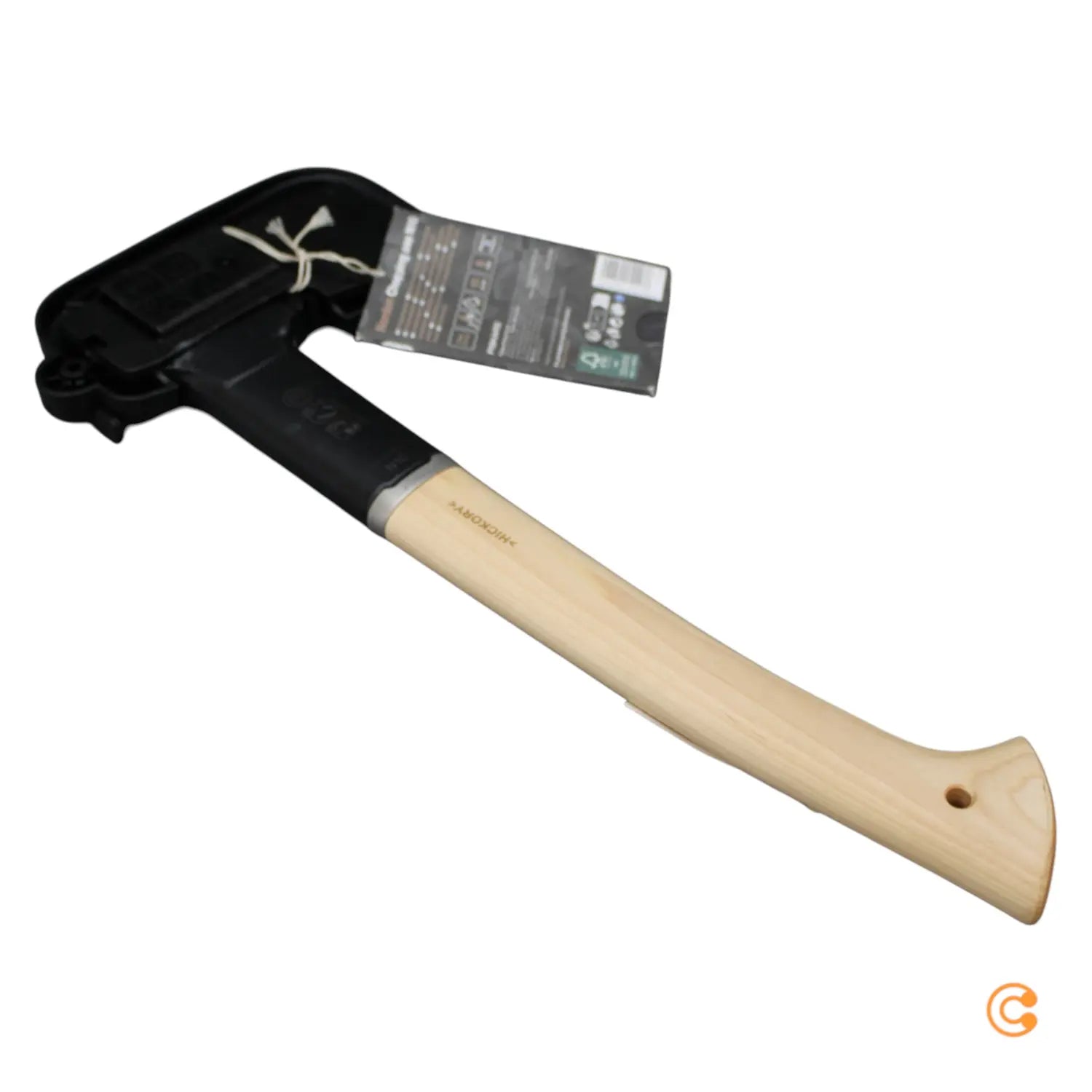 B-Ware Fiskars Axt Beil Universalaxt Schwarz Fiber Comp Karbonstahl Hickoryholz 1201 G - 6411501701138