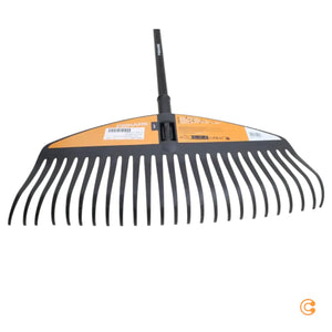 B-Ware Fiskars Laubrechen Blattschaufelharke Solid Laubbesen Schwarz Größe L