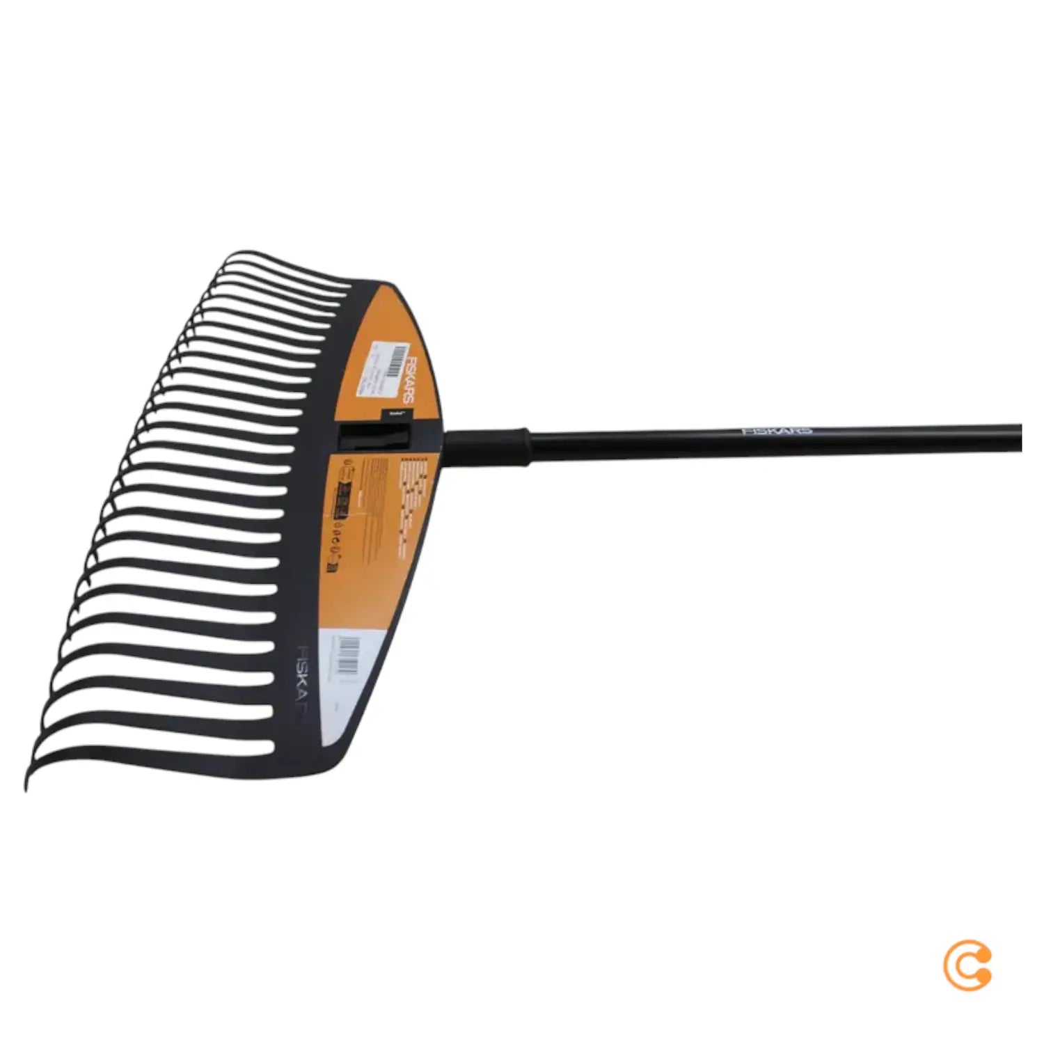 B-Ware Fiskars Laubrechen Blattschaufelharke Solid Laubbesen Schwarz Größe L - 6411501350169