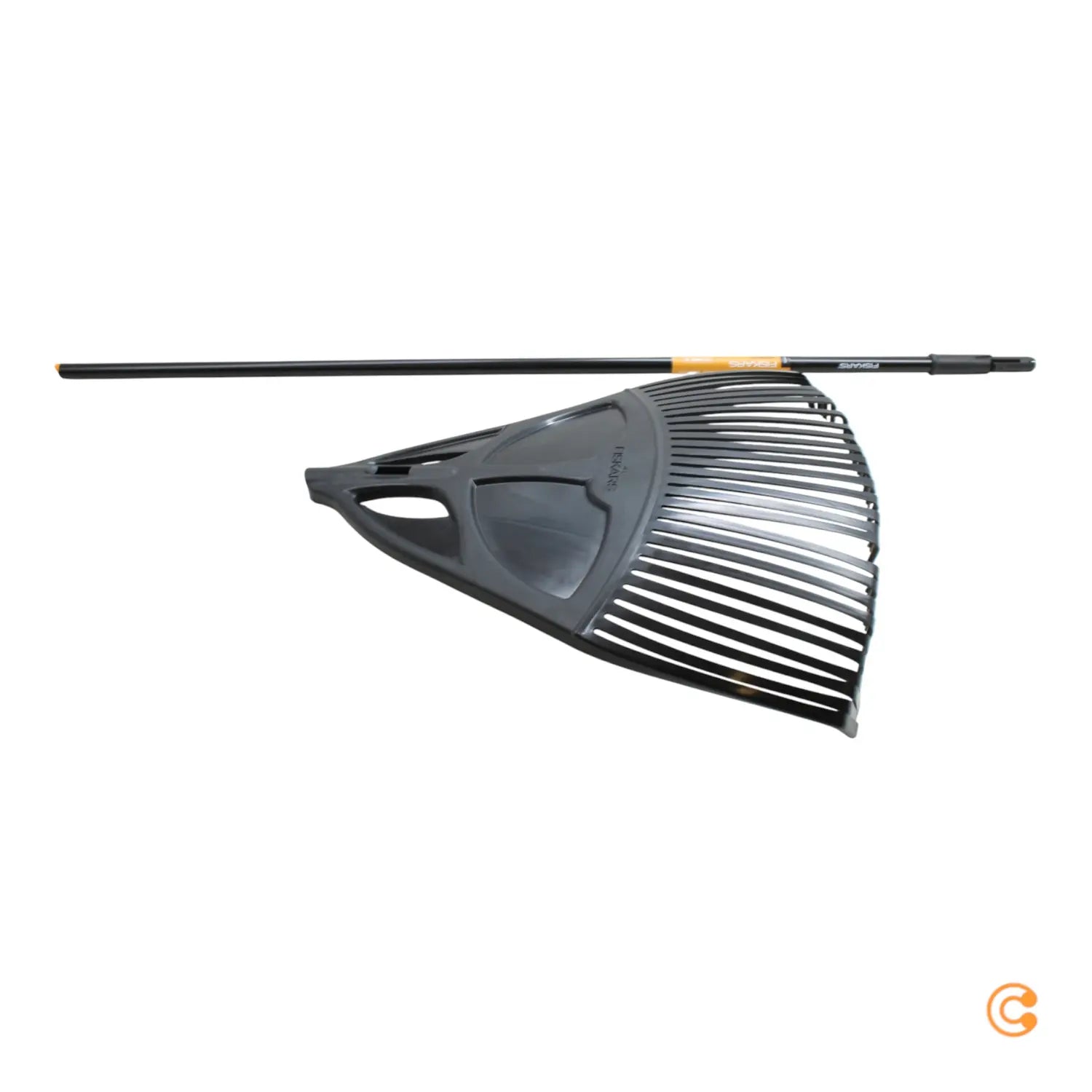 B-Ware Fiskars Laubrechen Blattschaufelharke Solid Laubbesen Schwarz Größe Xl - 6411501350909