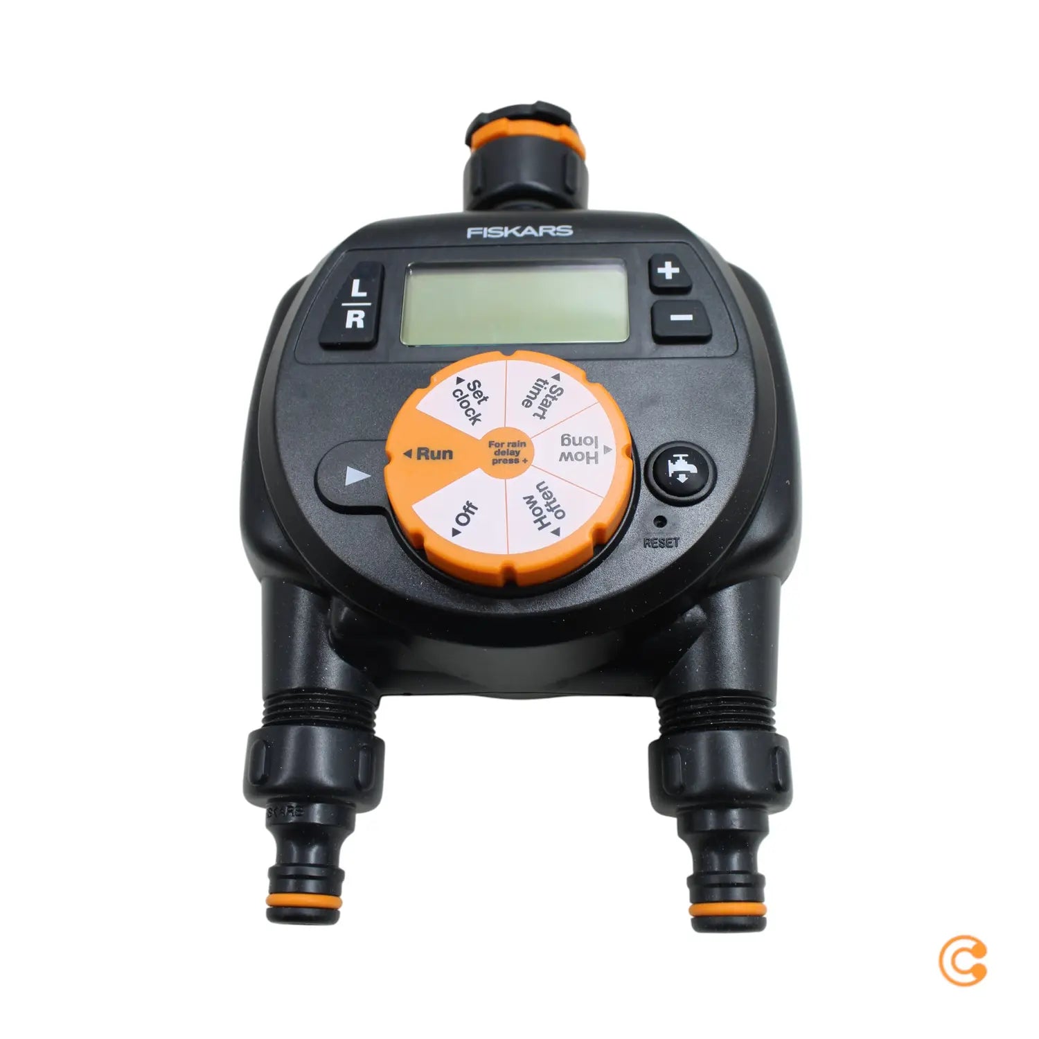 B-Ware Fiskars Zeitschaltuhr Timer Bewässerungssteuerung Garten 2 Ausgängen Digital - 6411501511782