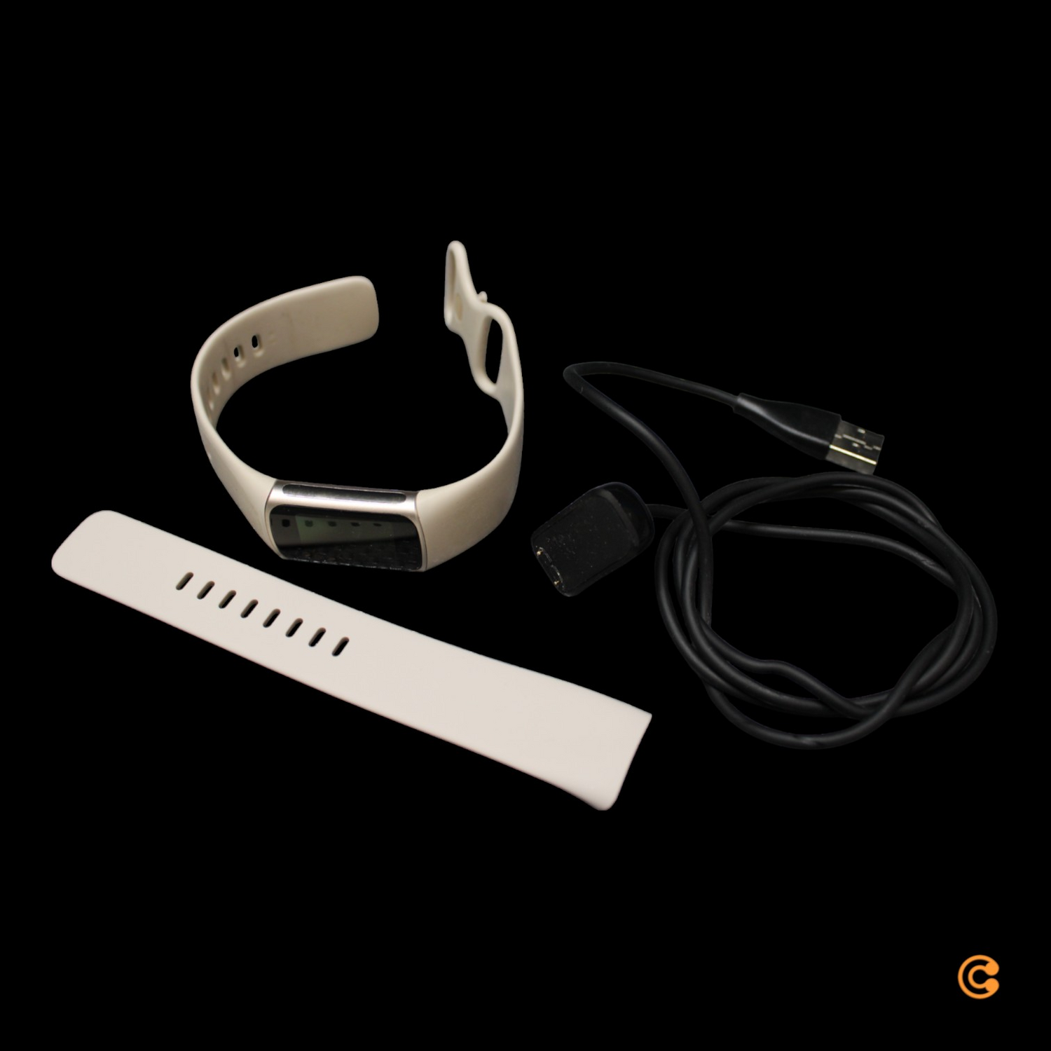 Fitbit Charge 5 Fitness Tracker Weiß/Gold Smartwatch Fitness Defektware D-Ware - 810038855875