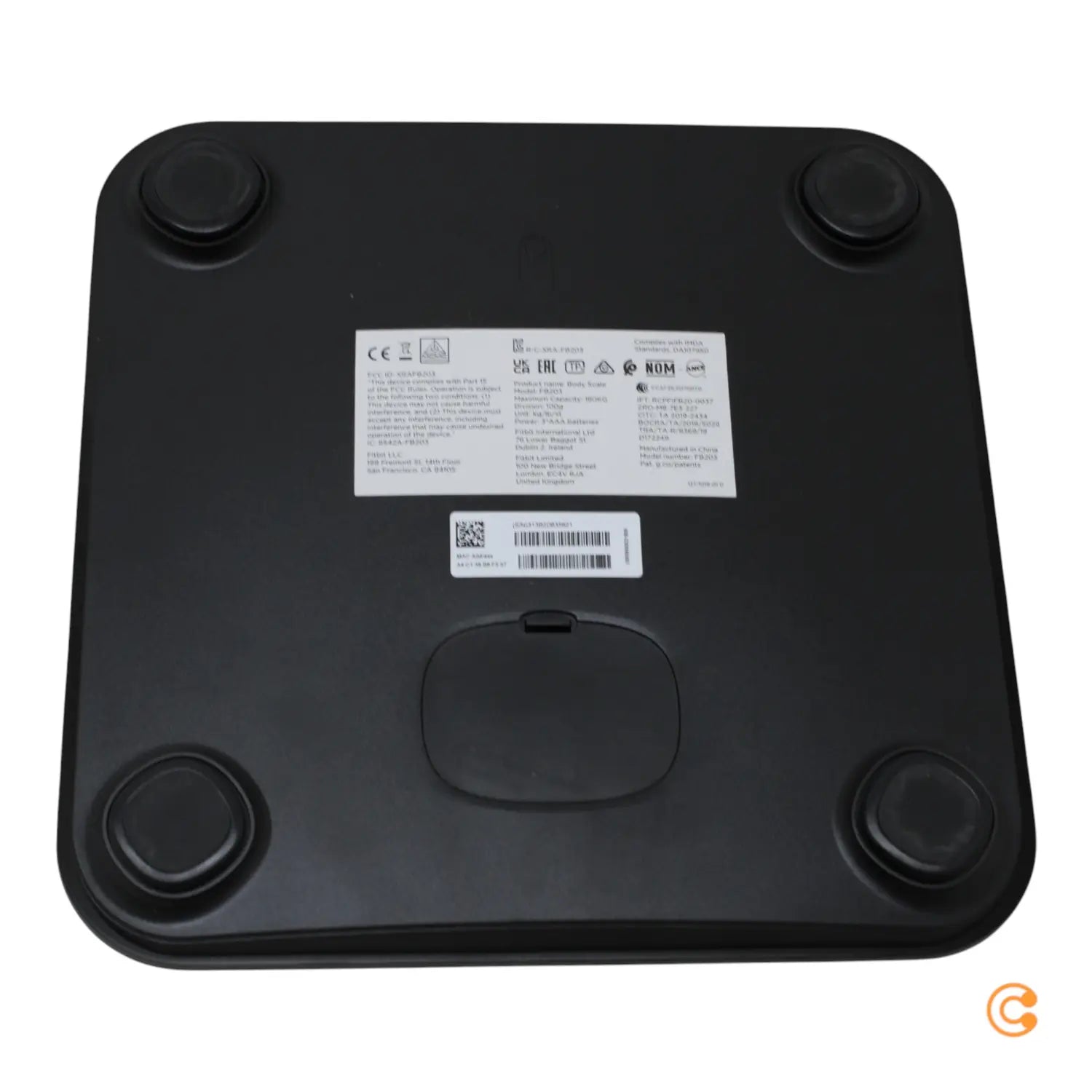 B-Ware Fitbit Personenwaage Waage Aria Air Körperanalysegerät Schwarz - 811138038076