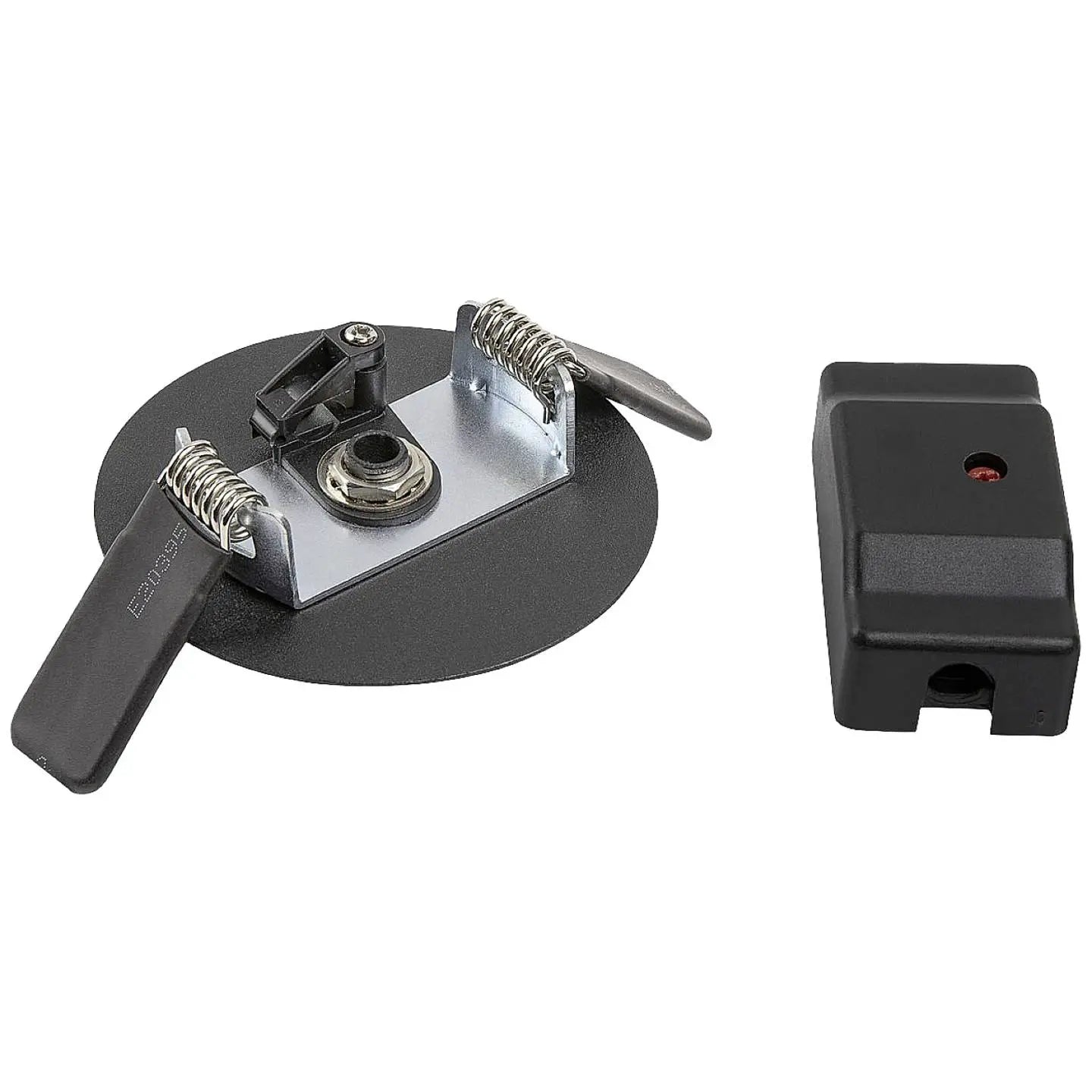 B-Ware Slv Einbaurosette Fassung Schwarz Lampenzubehör Deckenelement Schwarz - 4024163248242