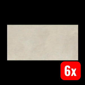 B-Ware Flairstone Platte Terrassenplatte Bodenbelag Feinsteinzeug Keramik Beige 6 Stück