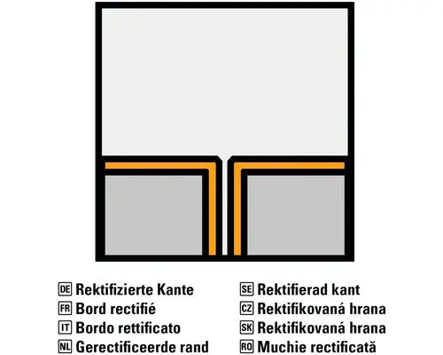 B-Ware Platte Fliese Terrassenplatte Feinsteinzeug 60 Cm Grau 39 Stück Siehe Text/Foto - 4306517954963
