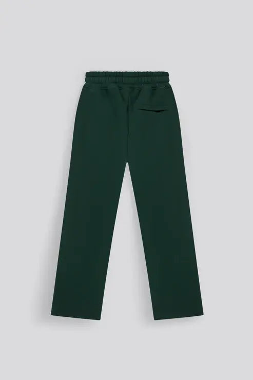 B-Ware Flawcult Sweatpants Jogginghose Basic Grün Hose Bestickt Seitentaschen Größe Xl