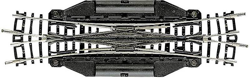 Fleischmann N Gleis Doppelkreuzungsweiche Weiche Elektrisch 1298mm 15 Grad 1 St B-Ware - 9005033222468
