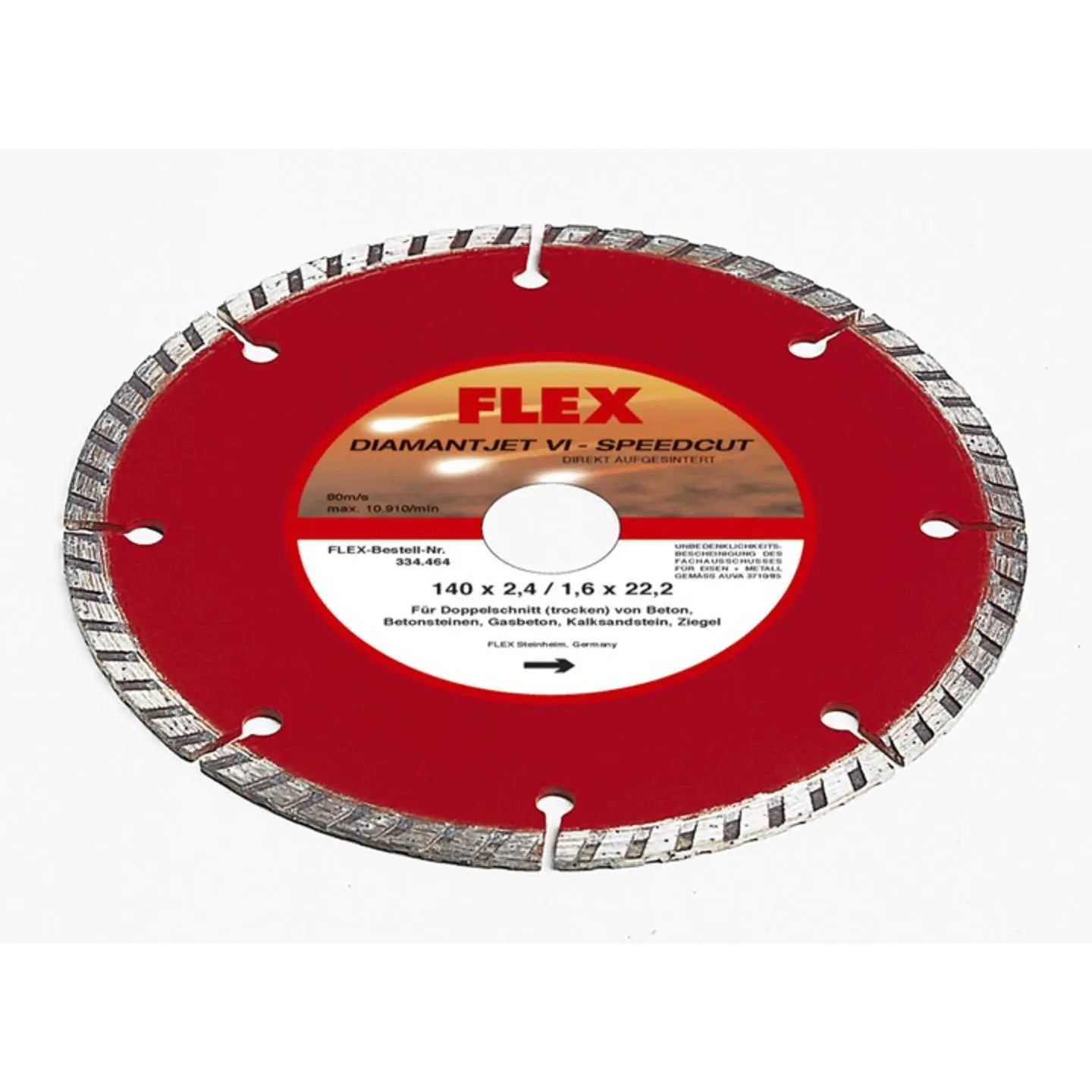B-Ware Flex Diamantjet Trennscheibe Sägeblatt Speedcut Schneidscheibe Mauerwerk 140mm - 4030293128033