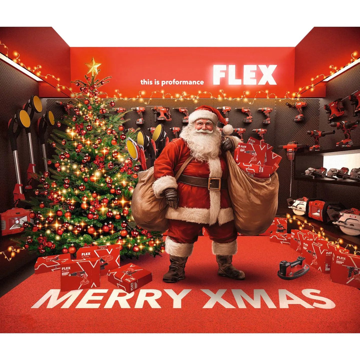 B-Ware Flex Werkzeug Kalender Adventskalender Xmas 2025 Werkzeuge Set Weihnachten - 4030293280670