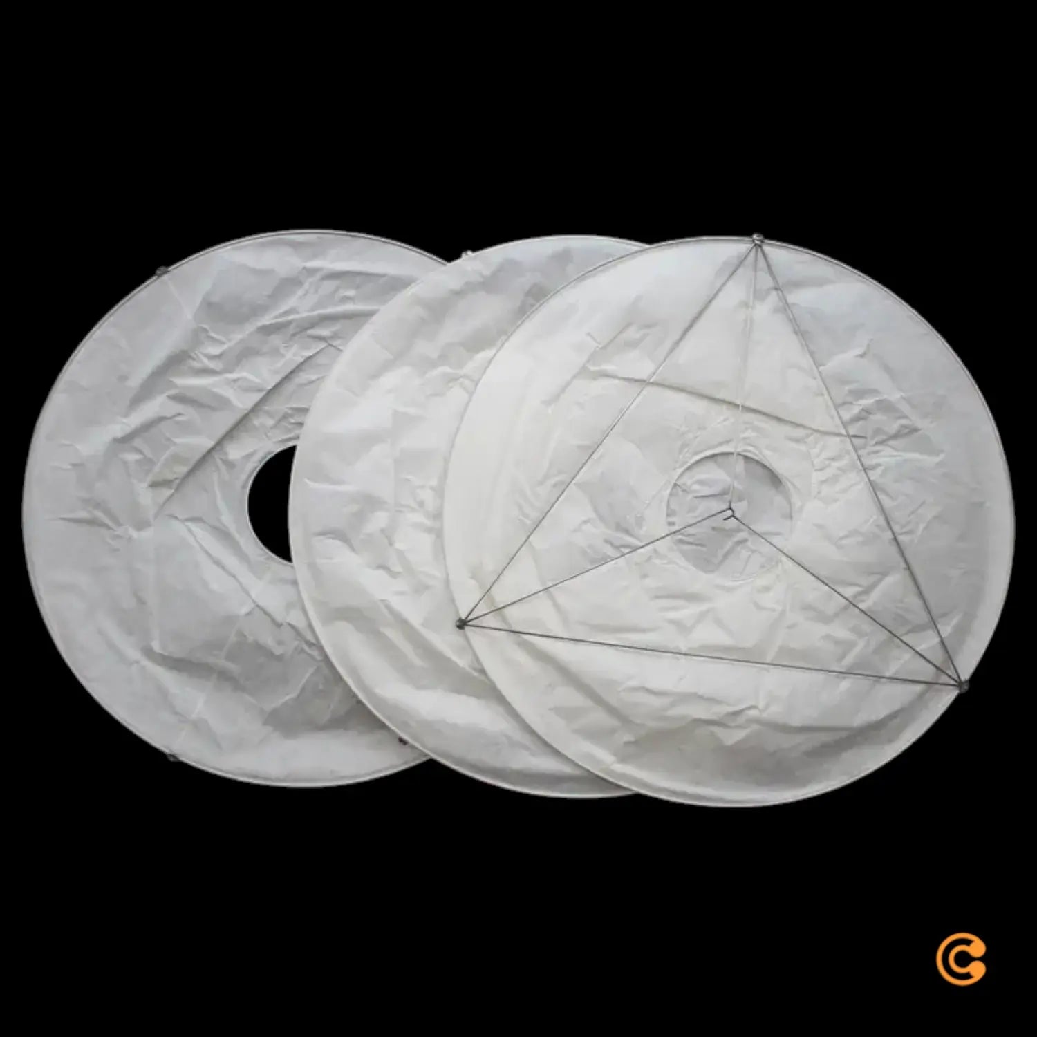 B-Ware Floatation 2 Ersatzschirm Set Lampenschirm Schirm Abdeckung Siehe Text/Foto - 1