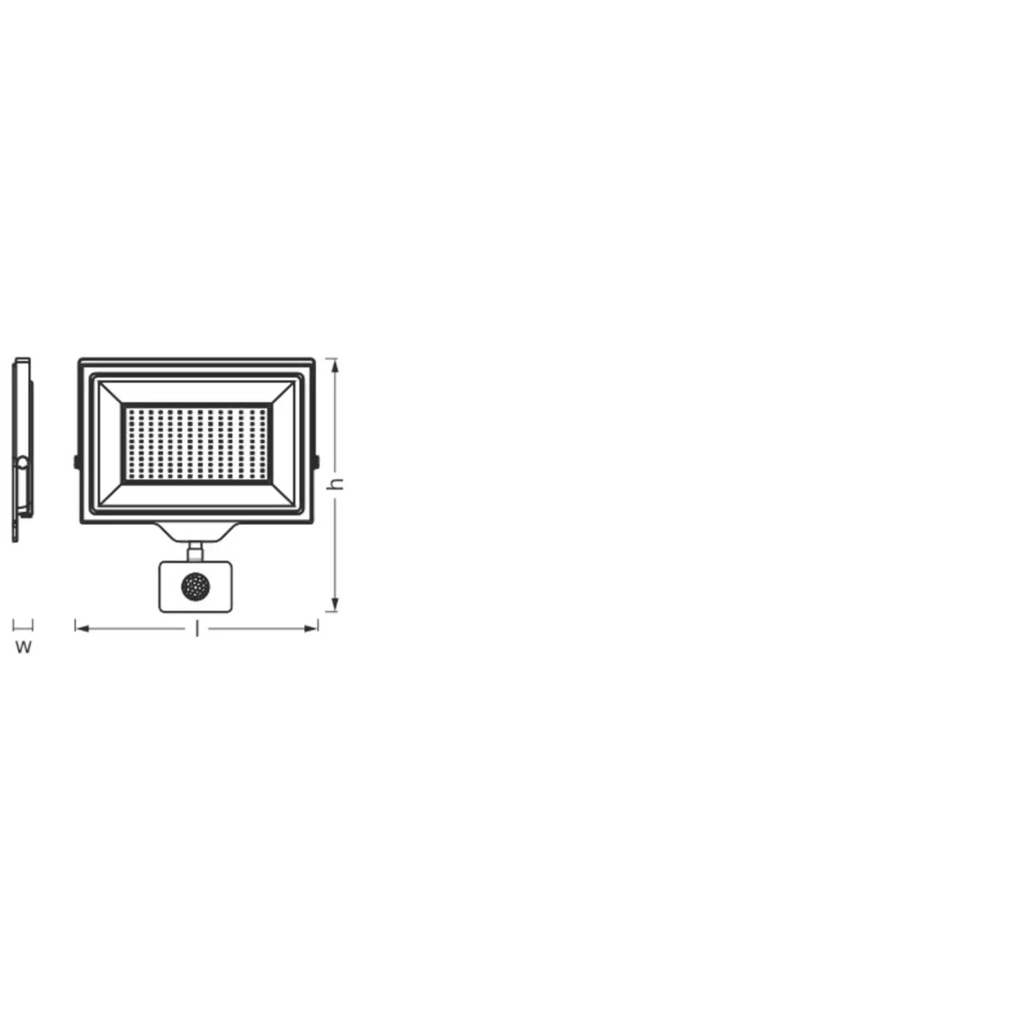B-Ware Osram Floodlight Essential Sensor 150 W 4000 K Außenleuchte Lampe Fluter - 4099854429958