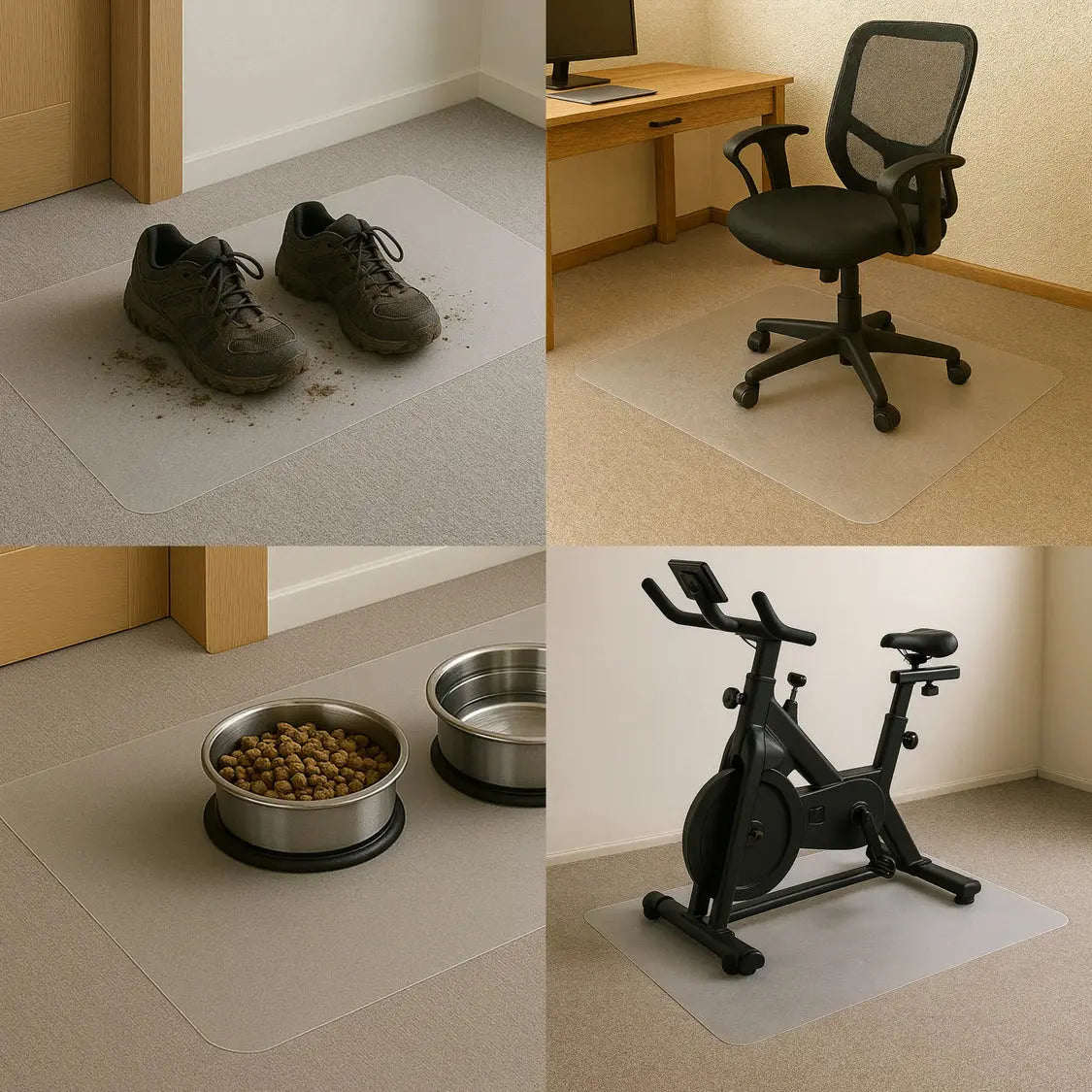 B-Ware Floortex Ultimat Ii Bodenschutzmatte Teppichböden Matte 120 X 90 Cm Transparent - 1