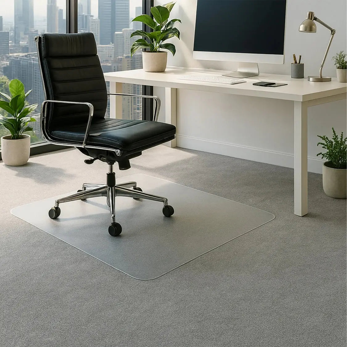 B-Ware Floortex Ultimat Ii Bodenschutzmatte Teppichböden Matte 120 X 90 Cm Transparent - 1