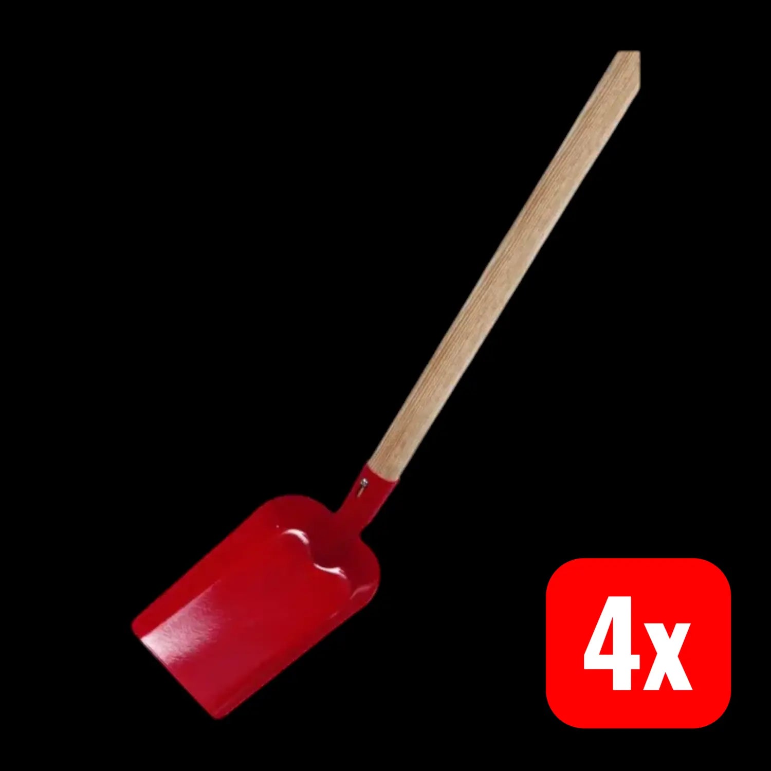 B-Ware Floraworld Kinderschaufel Sandschaufel Schaufel Stiel Kinder Holz 85 Cm 4 Stück - 4047883005865