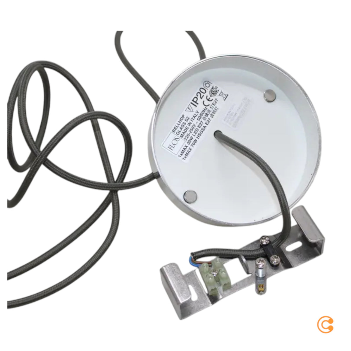 Flos Pendelleuchte Hängelampe Bellhop Glasleuchte bright alu SIEHE TEXT/FOTO - 8059607067758