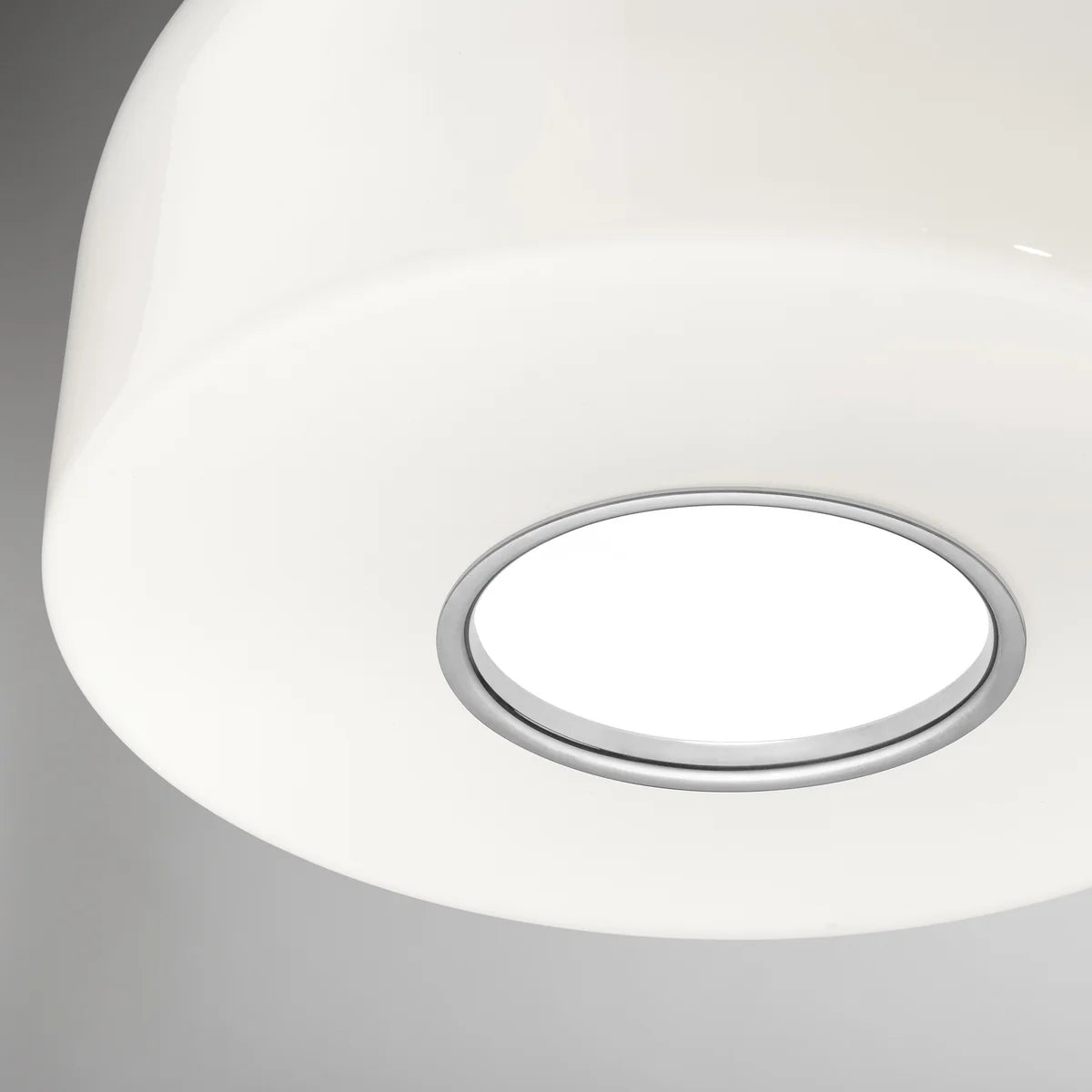 Flos Pendelleuchte Hängelampe Bellhop Glas Schokoladenbraun Opalglas Aluminium - 8059607068670