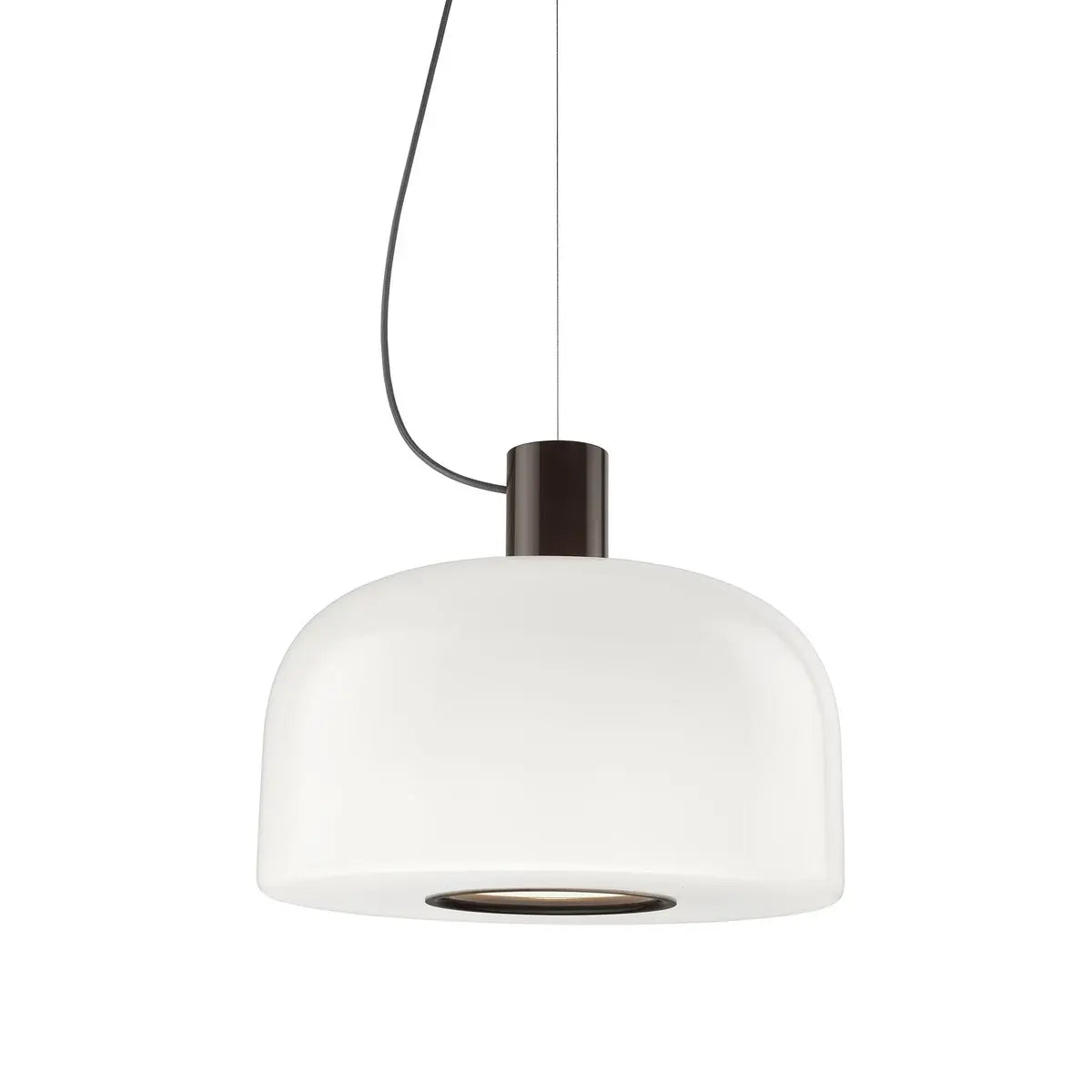 B-Ware Flos Pendelleuchte Hängelampe Bellhop Glas Schokoladenbraun Opalglas Aluminium - 8059607068670