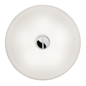 B-Ware Flos Deckenleuchte Lampe Button Weiß Glas Ip40 ø 47 Cm 5x G9 Wandleuchte Leuchte