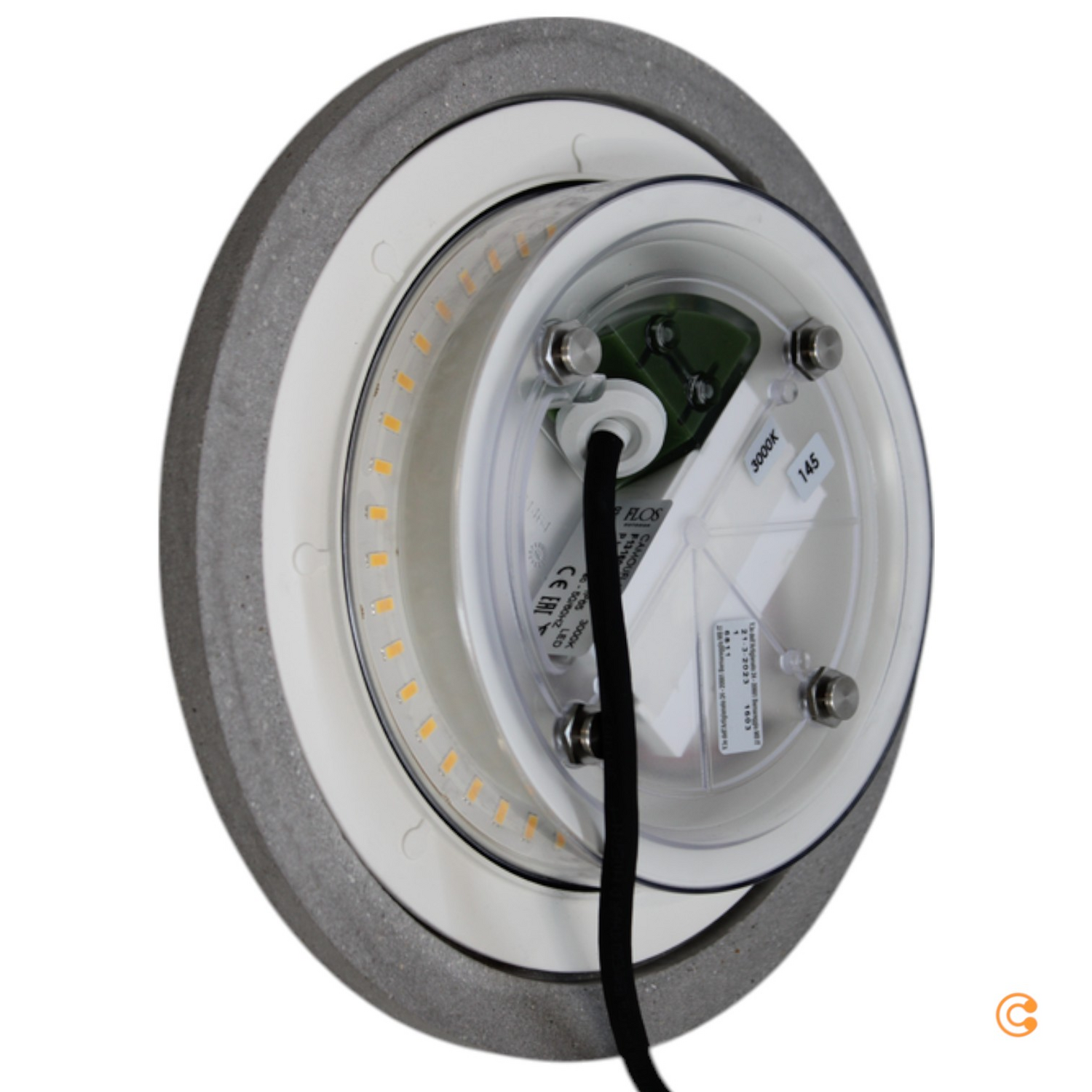 Flos Camouflage 240   Led Außenwandlampe Beton Wandleuchte Licht Lampe Leuchte  B-Ware - 3510403