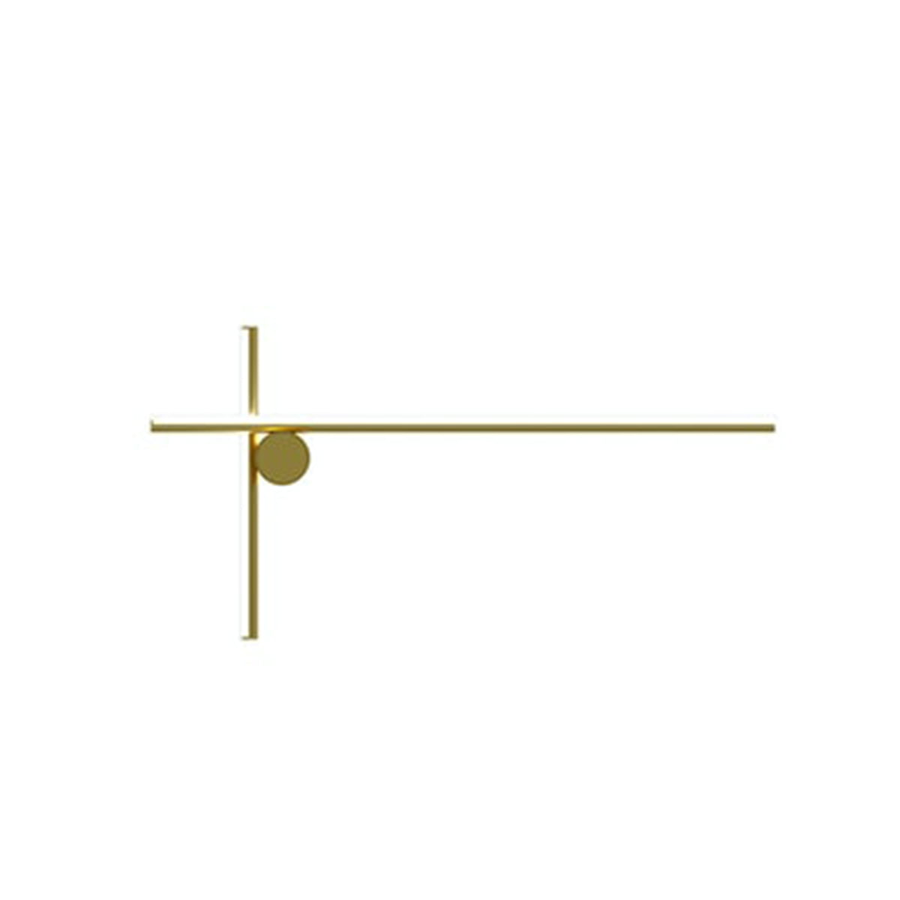 Flos Wandleuchte Leuchte Led Coordinates Champagner Aluminium Diffusor 80 Cm B-Ware - 8059607035306