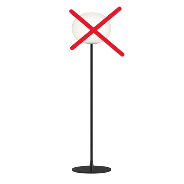 B-Ware Flos Glo Ball F 1 Stehleuchte Standleuchte Stehlampe Leselampe E27 Siehe Text - 8059607002551