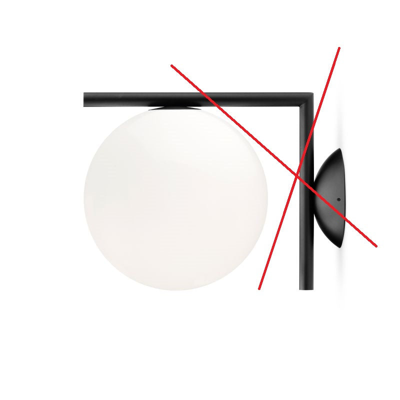Flos IC C/W1 BRO Wandleuchte Deckenlampe Wandleuchte Deckenlampe SIEHE TEXT - 8059607003497