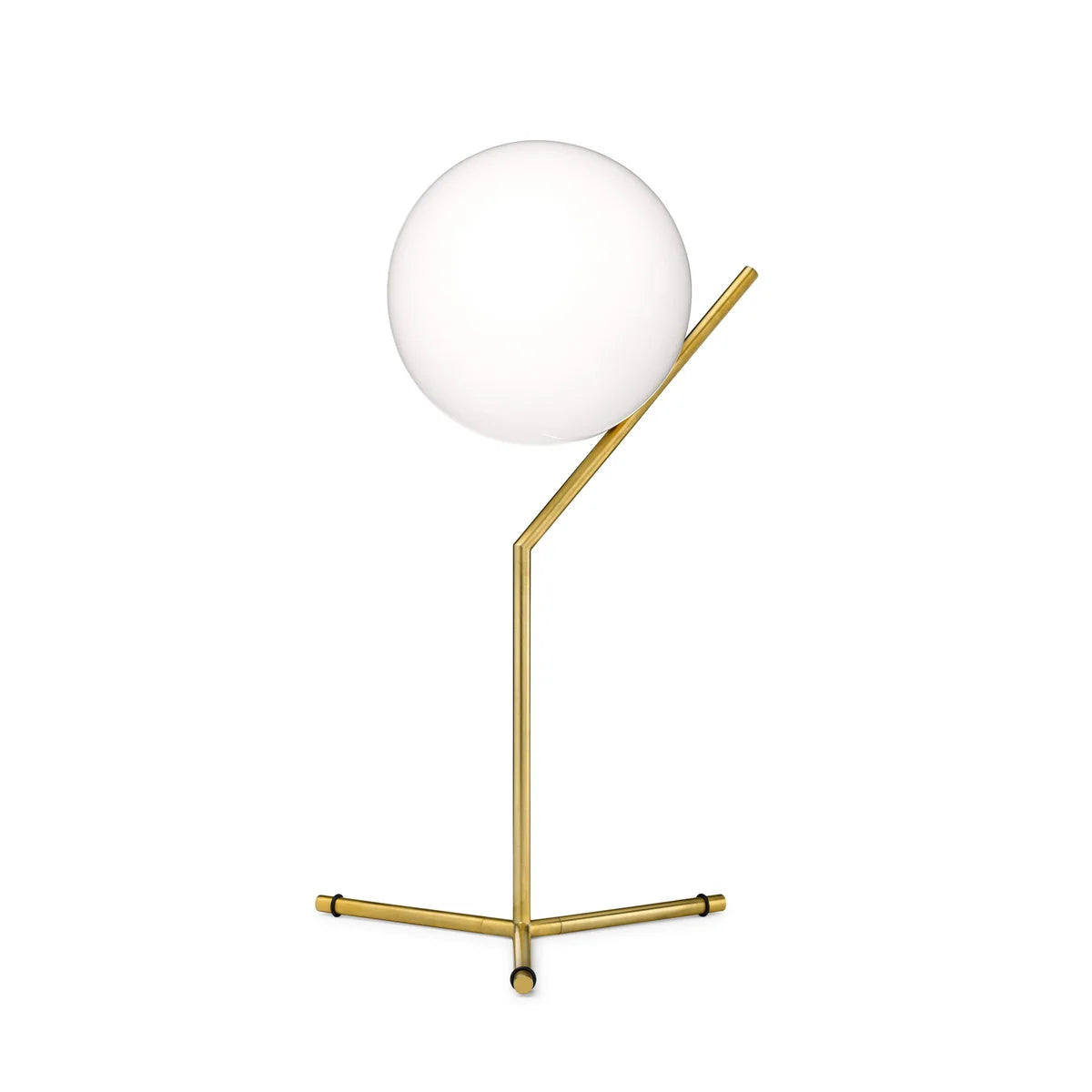 Flos Tischleuchte Lampe IC T1 High Opalglas Kugel Messing Wohnzimmer Leuchte - 4250298772462