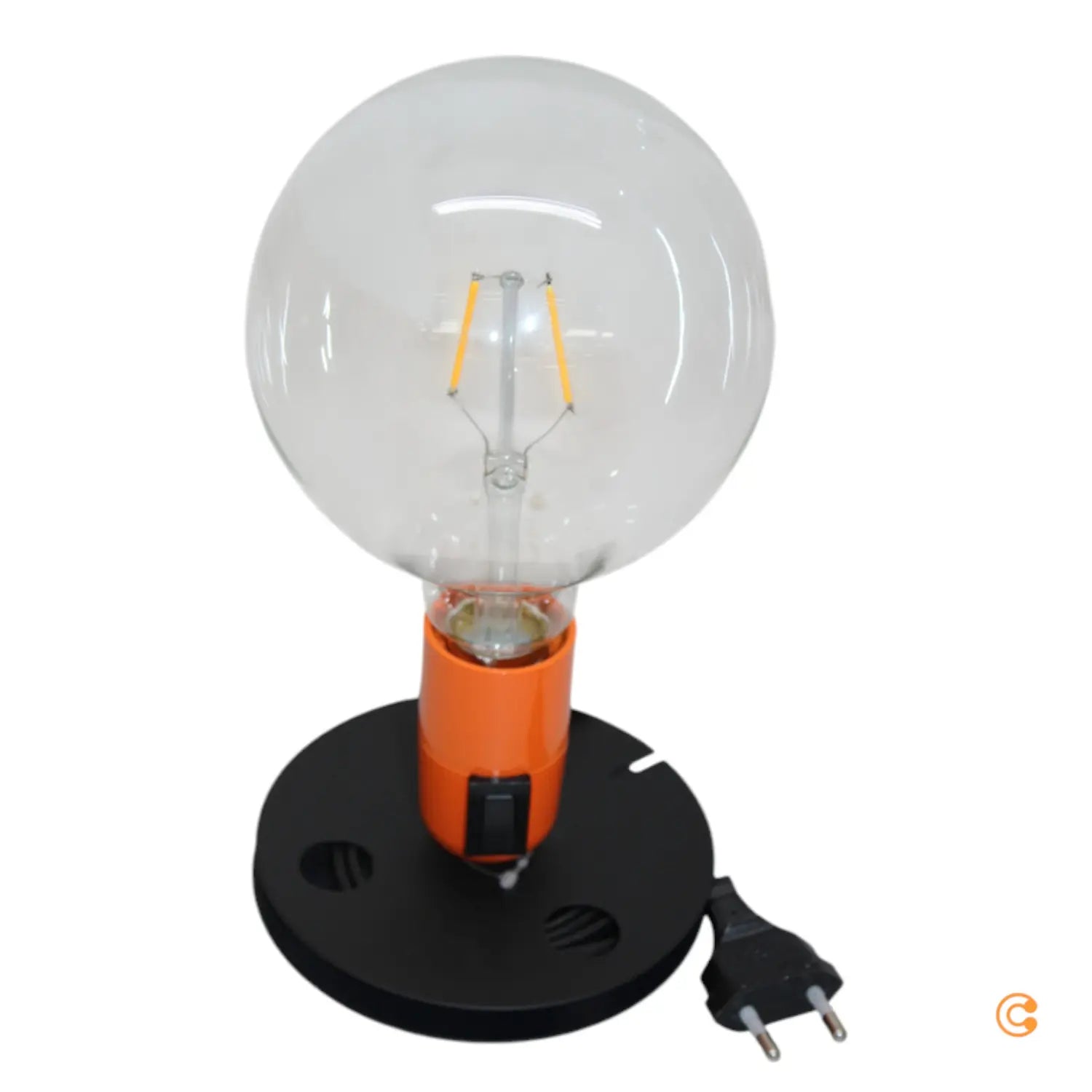 Flos Lampadina Led Tischleuchte Tischlampe Lampe E27 Orange Siehe Text/Foto B-Ware - 8059607033319