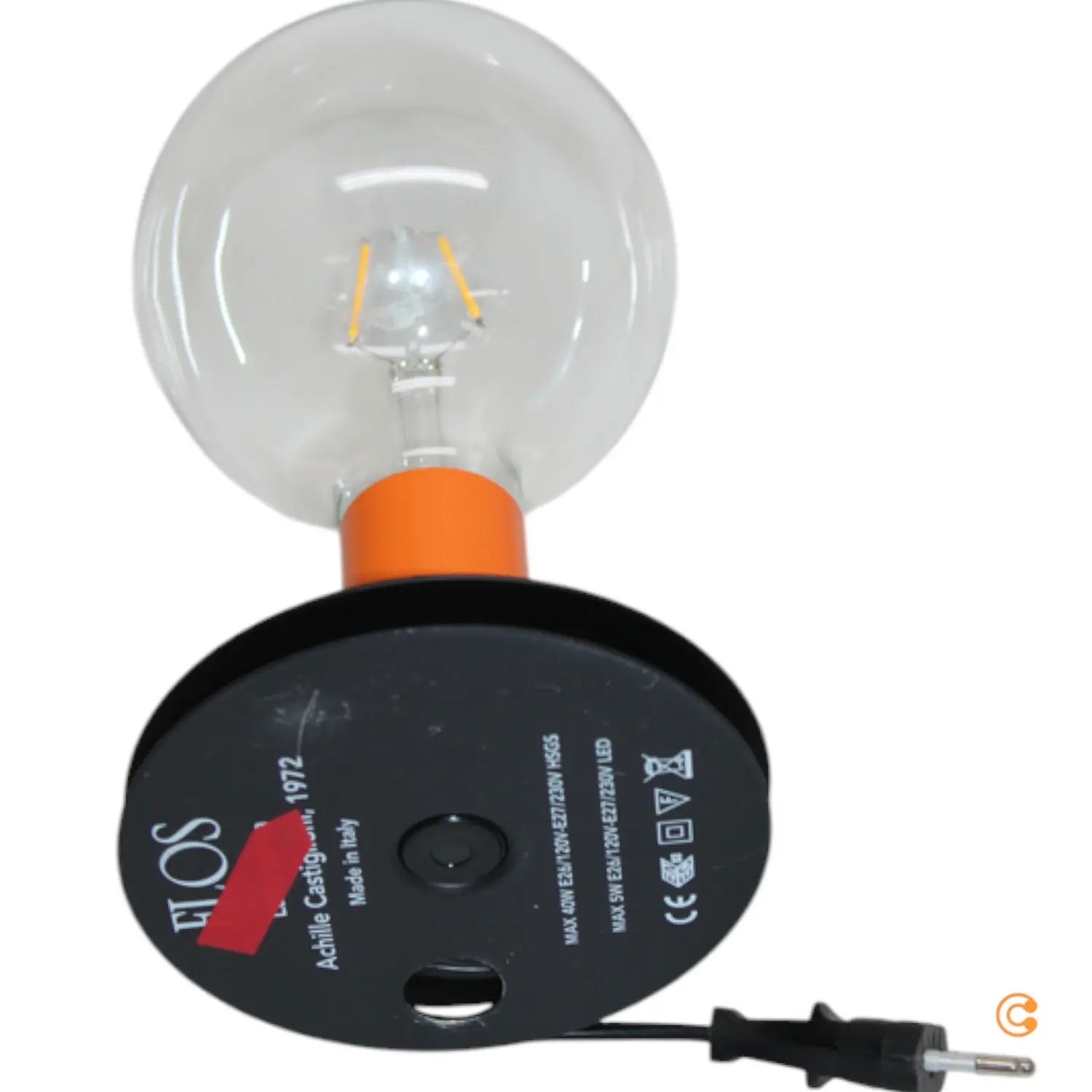 Flos Lampadina Led Tischleuchte Tischlampe Lampe E27 Orange Siehe Text/Foto B-Ware - 8059607033319
