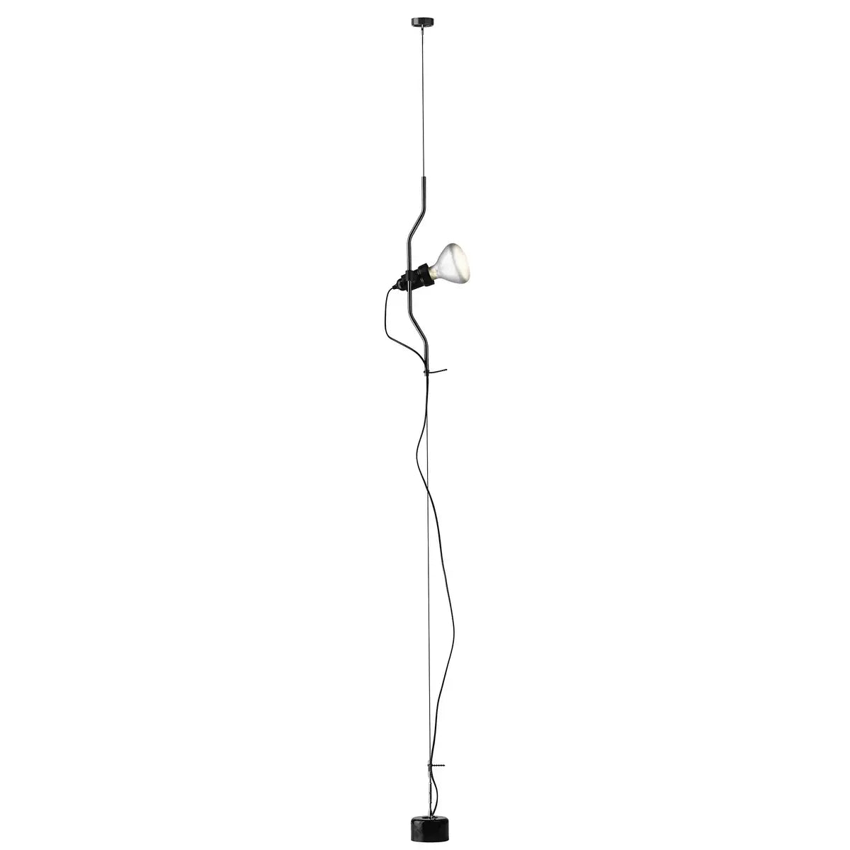 B-Ware Flos Parentesi Stehleuchte Lampe Schwarz E27 Stahl Kabellänge 400cm 230 V 50 Hz - 4250298702155