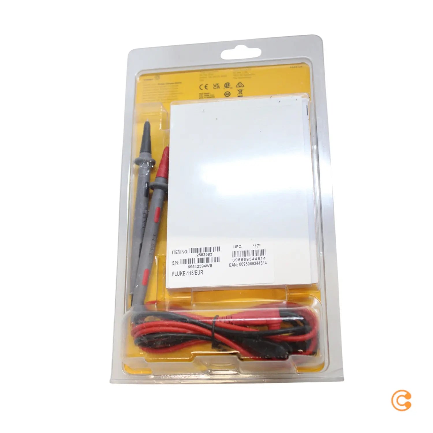 B-Ware Fluke 115 Hand Multimeter Digital Kalibriert Nach Werksstandard Cat Iii 600 V - 95969344814