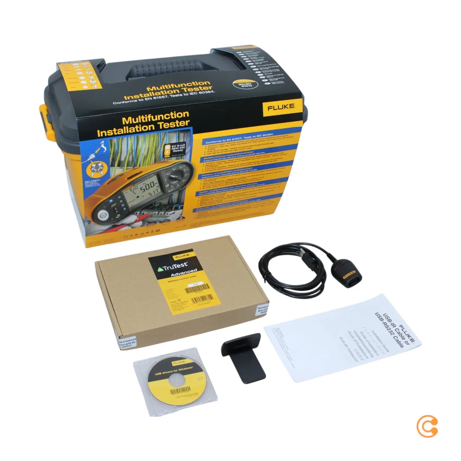 B-Ware Fluke Multifunktionsprüfgerät Installationstester Phase Erde Neutral Rcd Rampen - 195112035740