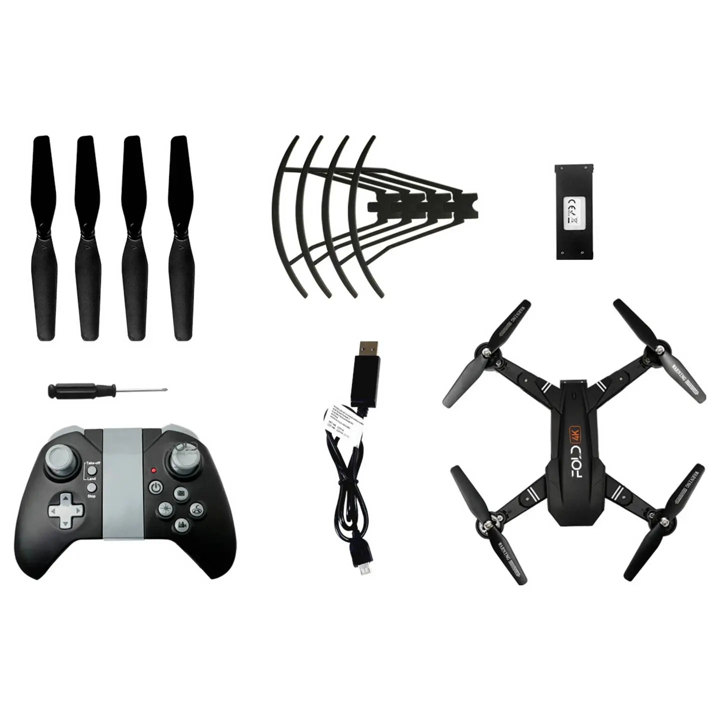 D-Ware Modster Fold 4 K Quadrocopter Drohne Faltbar Foldable Drohne Kamera Defektware - 4260668080950