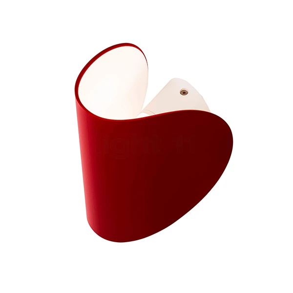 B-Ware Fontana Arte Io Led Wandleuchte Wandlampe Bewegliche Lampe Leuchte Rot Aluminium - 8056539399803