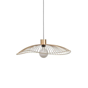 B-Ware Forestier Pendelleuchte Hängeleuchte Colibri Lampe Gold 56 Cm E27 Led Leuchte