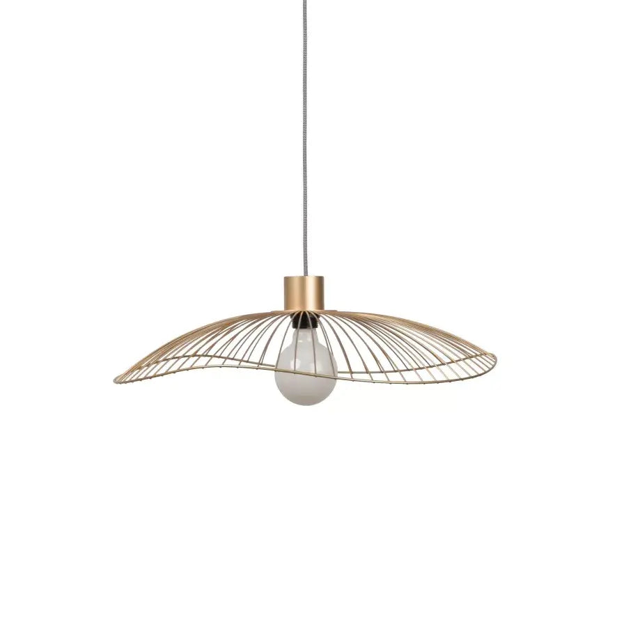 B-Ware Forestier Pendelleuchte Hängeleuchte Colibri Lampe Gold 56 Cm E27 Led Leuchte - 3700663918120