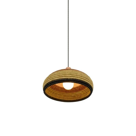 Forestier Pendelleuchte Hängelampe Leuchte Grün Rattan Hanf E27 Designer Jette B-Ware - 3700663921373