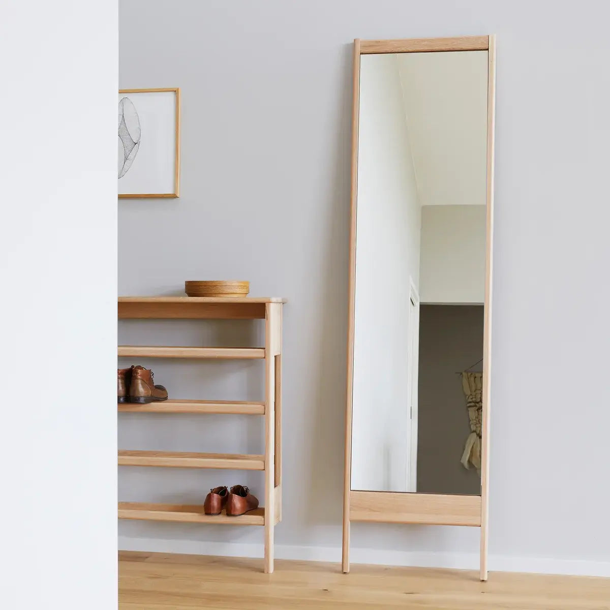 B-Ware Form Refine Schuhregal Schuhablage Eiche Geölt Schuhaufbewahrung Regal Ablage - 5714942021454